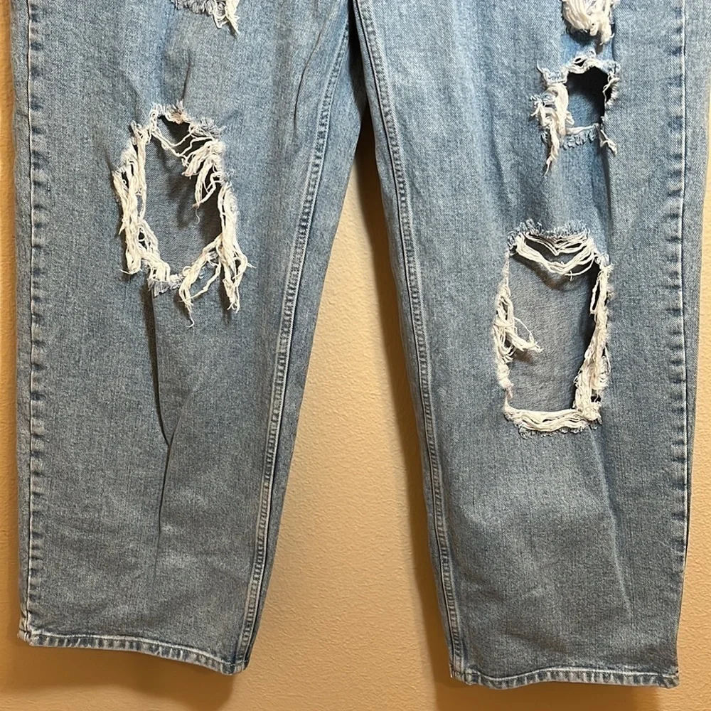 Bdg Urban Outfitters Plus Size High Rise Baggy Distressed Jeans - Picture 6 of 14